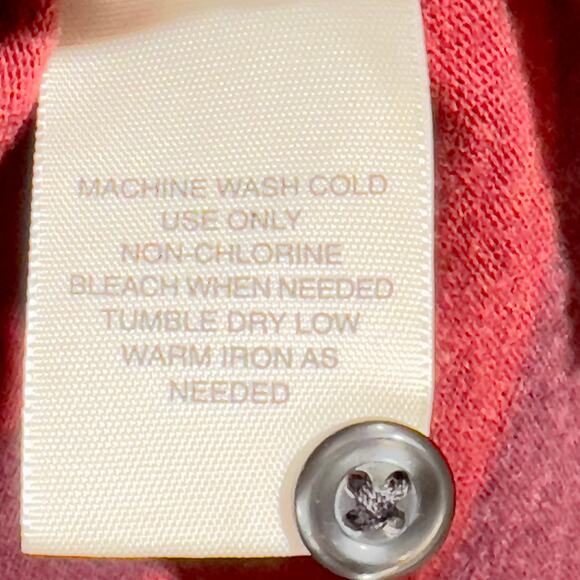 Polo St. John's Bay Men's XL Sueded Jersey Striped 2- Button Henley Long Sleeve - Picture 4 of 10